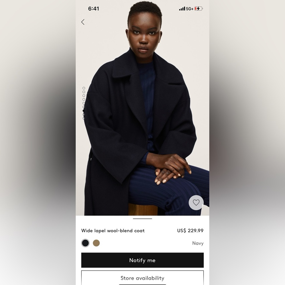 Women coat
